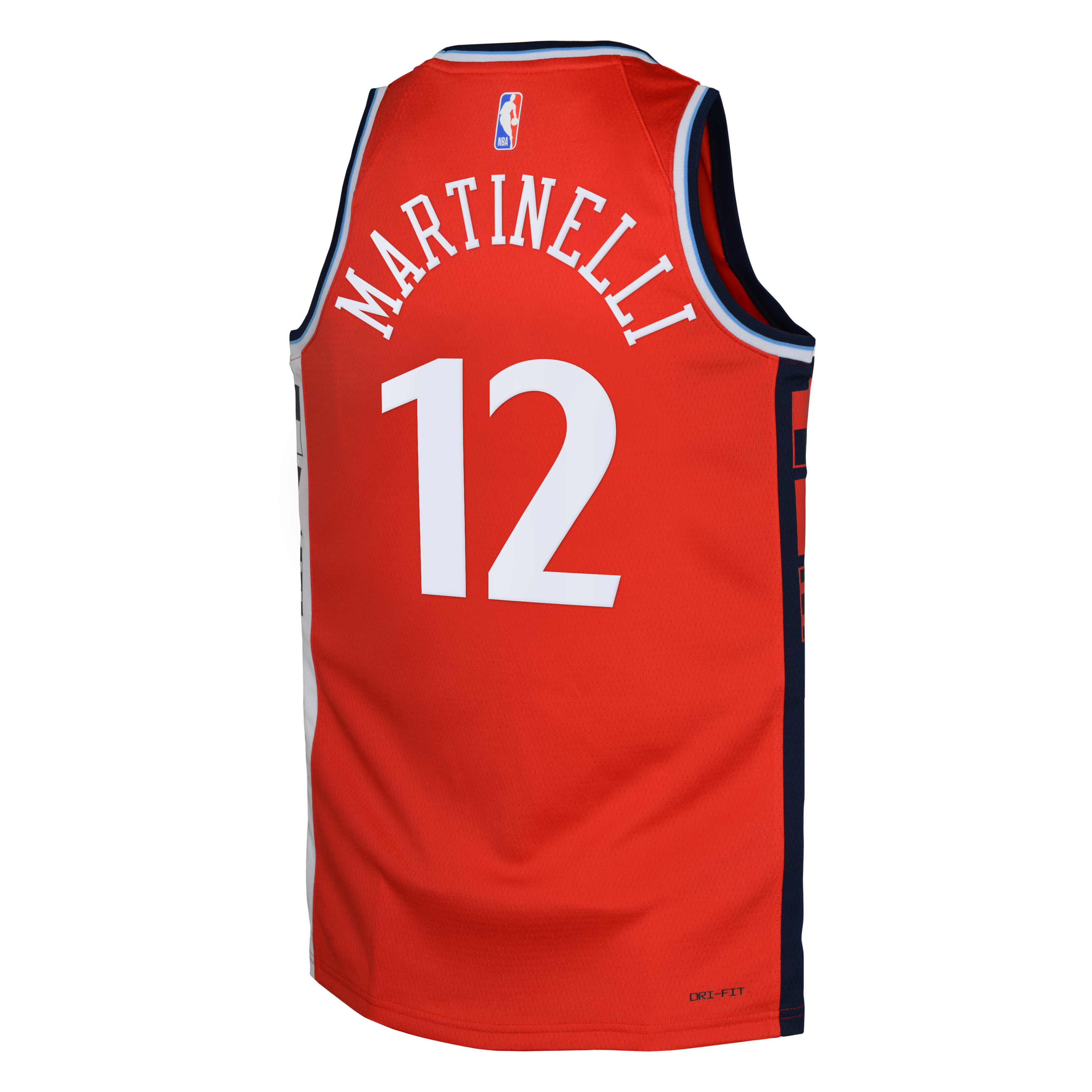 LA Clippers Jordan Brand Statement Edition Swingman Jersey - Red - Nick Martinelli - Youth