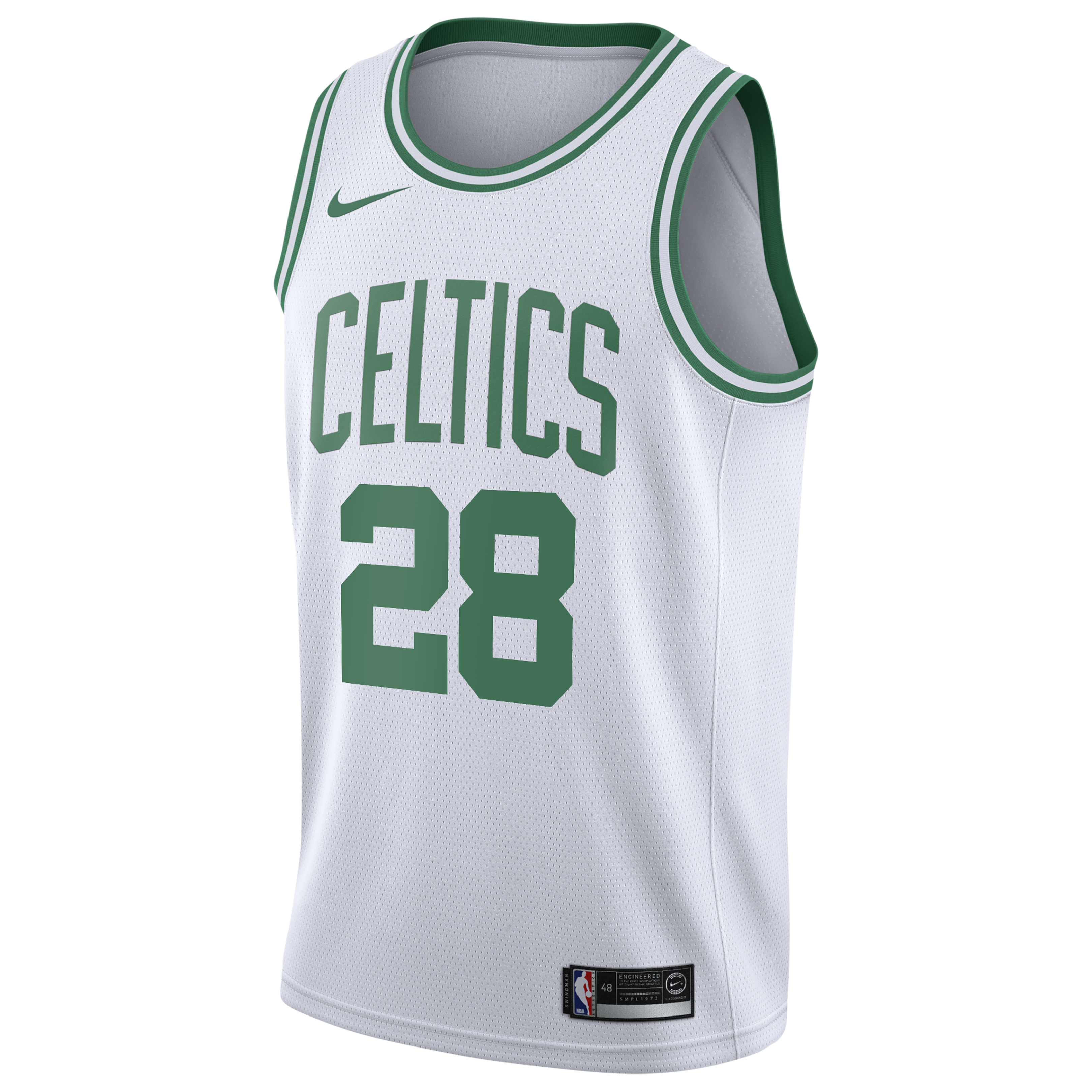 Boston Celtics Nike Association Edition Swingman Jersey - White - Hugo González - Youth