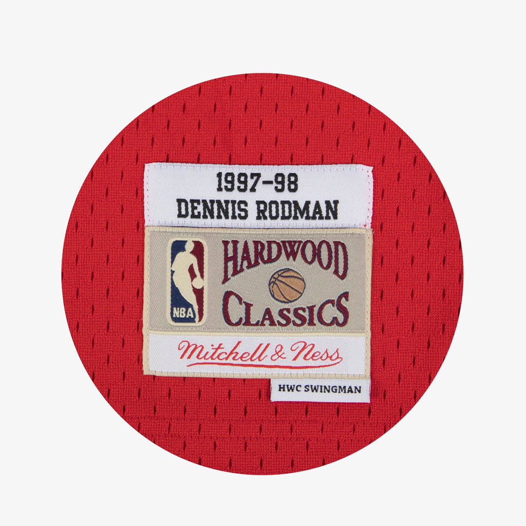 Chicago Bulls Mitchell & Ness Swingman Jersey Road Dennis Rodman 1997-98