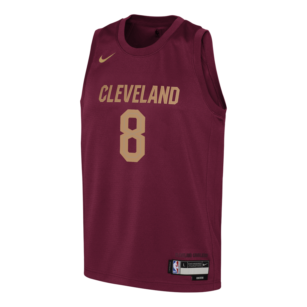 Cleveland Cavaliers Nike Icon Edition Swingman Jersey - Wine - Dennis Schröder - Youth
