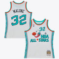 NBA Mitchell & Ness Karl Malone 1996 All-Star Swingman Authentic Jersey - White