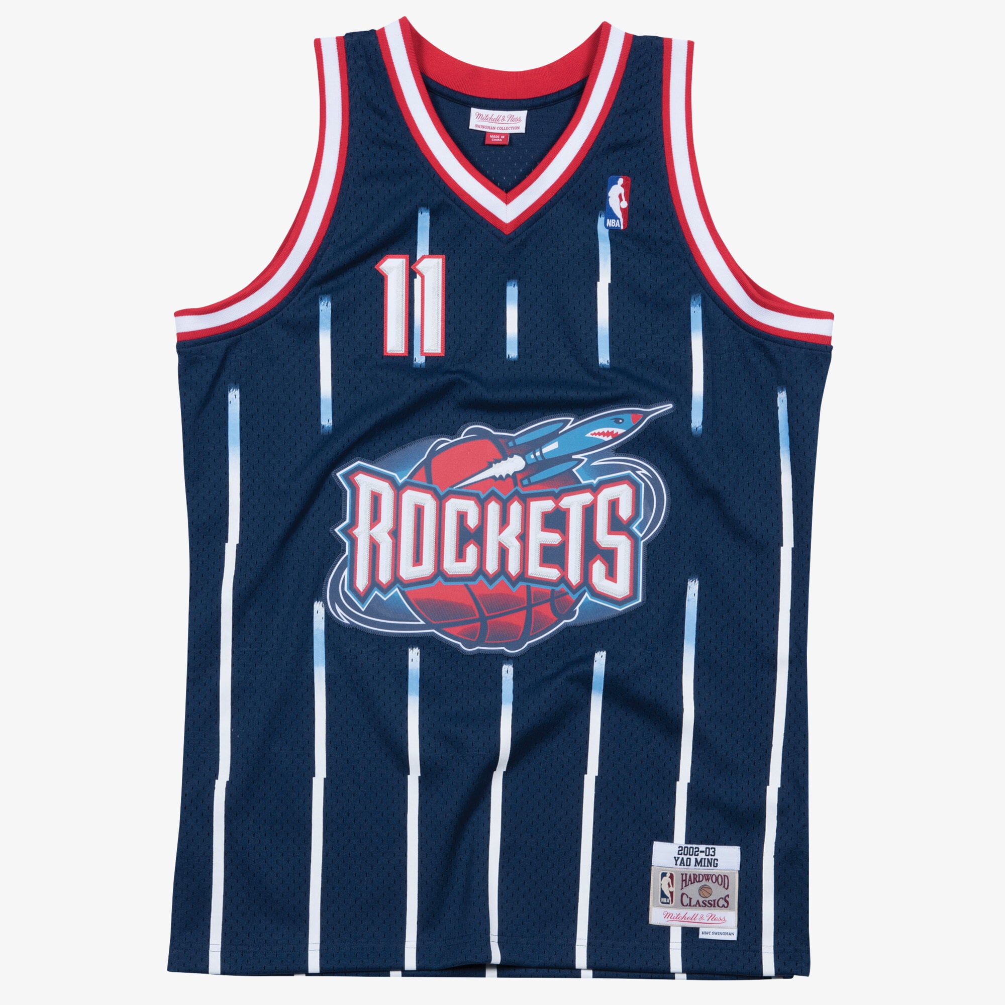 Houston Rockets Mitchell & Ness Swingman Jersey Road Yao Ming 2002-03
