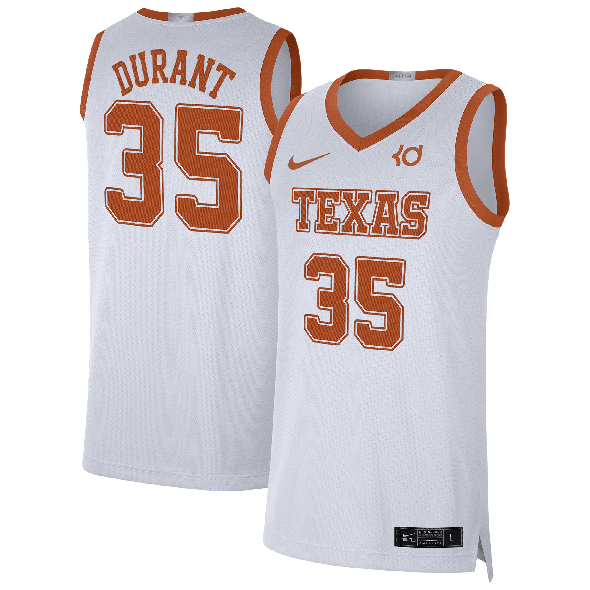 NCAA Texas Longhorns College Basketball Jersey - Kevin Durant – Mens