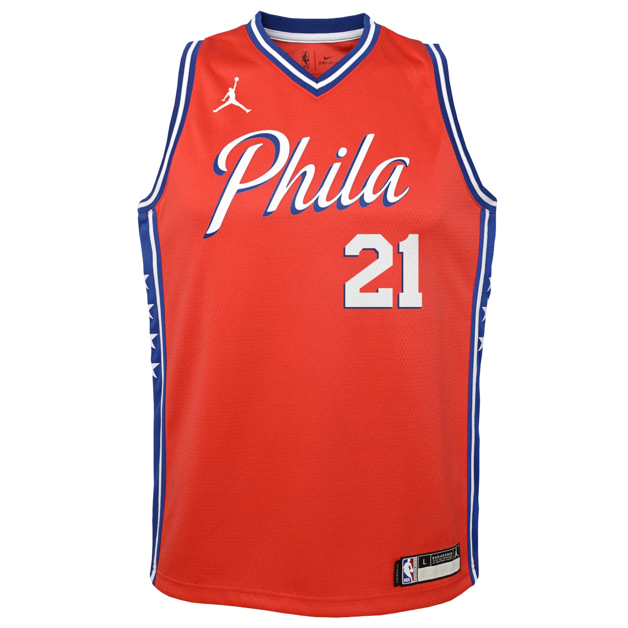 Philadelphia 76ers NBA Statement Swingman Jersey - Joel Embiid - Youth