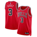 Chicago Bulls Nike Icon Edition Swingman Jersey - Red - Josh Giddey - Unisex
