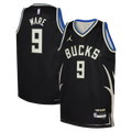 Milwaukee Bucks Jordan Brand Statement Edition Swingman Jersey - Hunter Green - Kel'el Ware - Youth