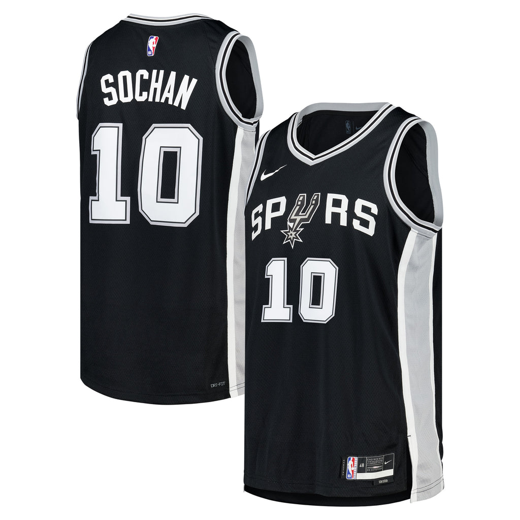 San Antonio Spurs Nike Icon Jersey - Jeremy Sochan- Unisex