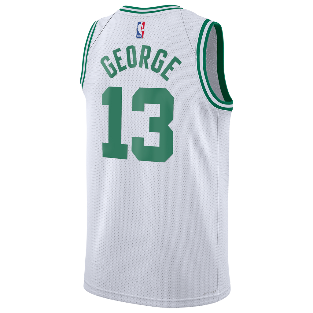 Boston Celtics Nike Association Edition Swingman Jersey - White - Paul George - Youth