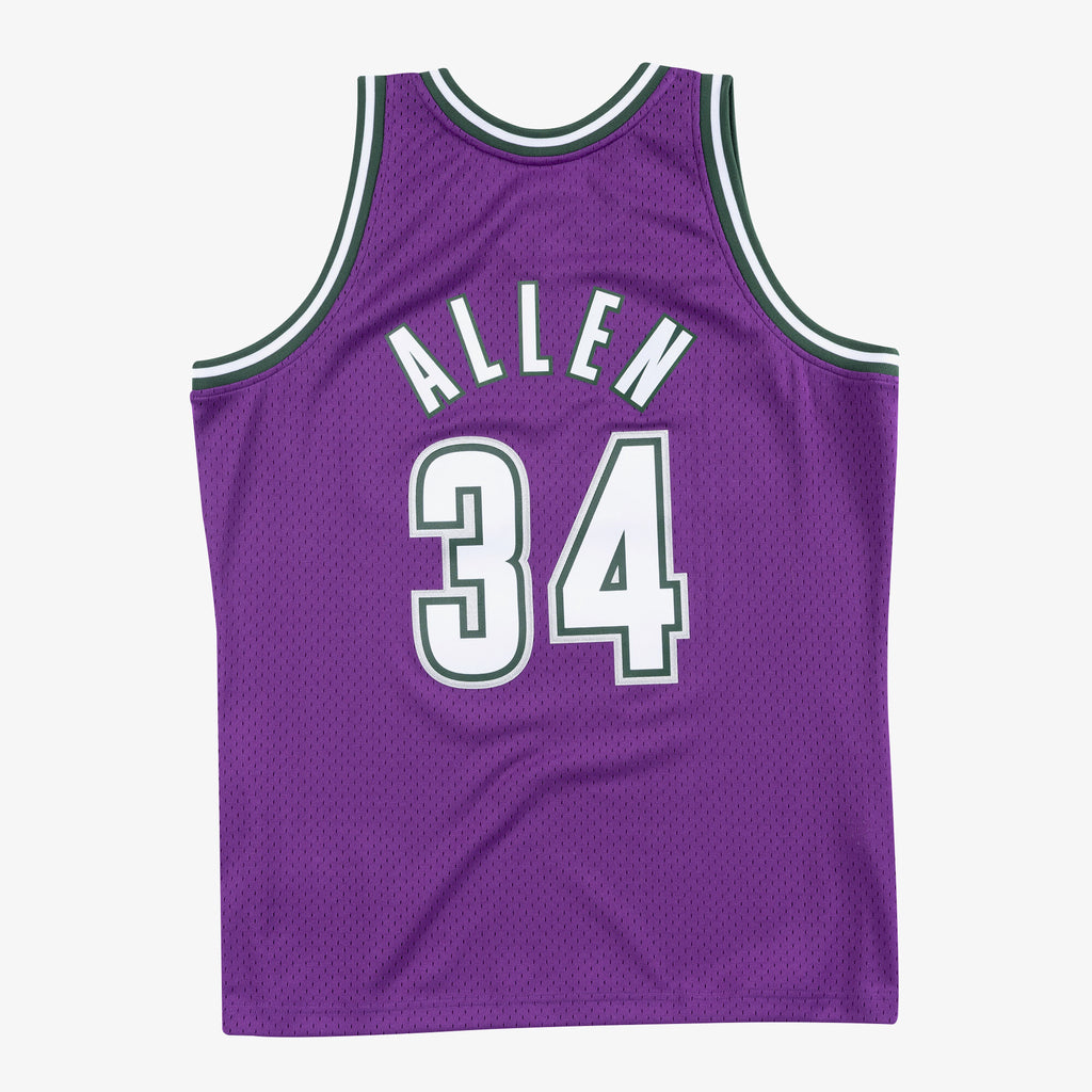 Milwaukee Bucks Mitchell & Ness Swingman Jersey Road Ray Allen 2000-01