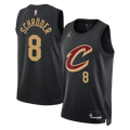 Cleveland Cavaliers Jordan Brand Statement Edition Swingman Jersey - Black - Dennis Schröder - Unisex