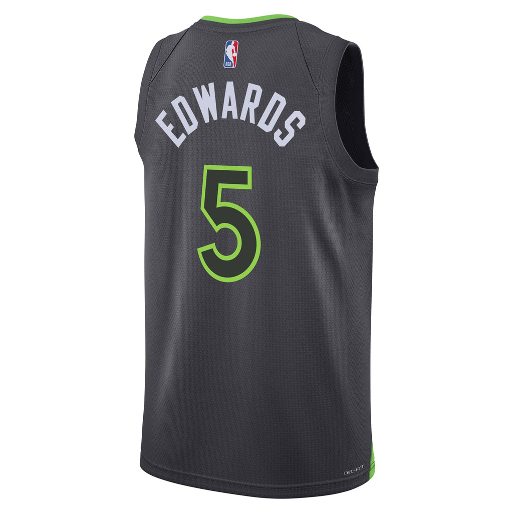 Minnesota Timberwolves Jordan Statement Edition Swingman Jersey - Gray - Anthony Edwards - Unisex