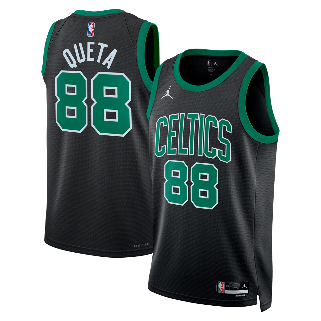 Boston Celtics Jordan Brand Statement Edition Swingman Jersey - Black - Neemias Queta - Unisex