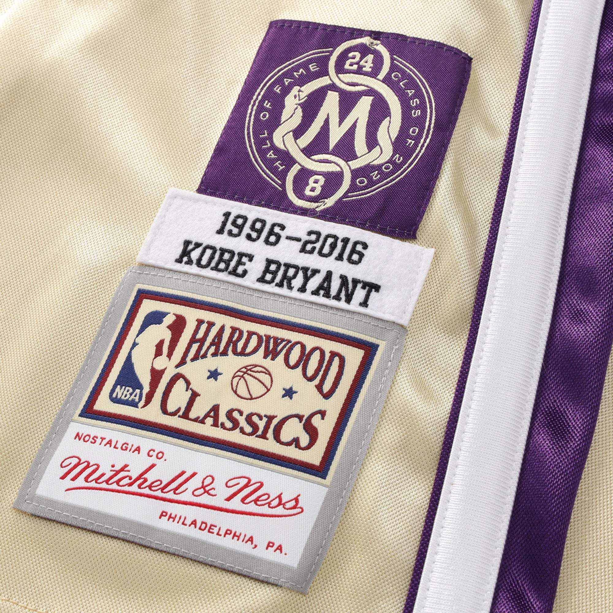 Los Angeles Lakers NBA Mitchell & Ness Authentic HOF Jersey - Kobe Bryant