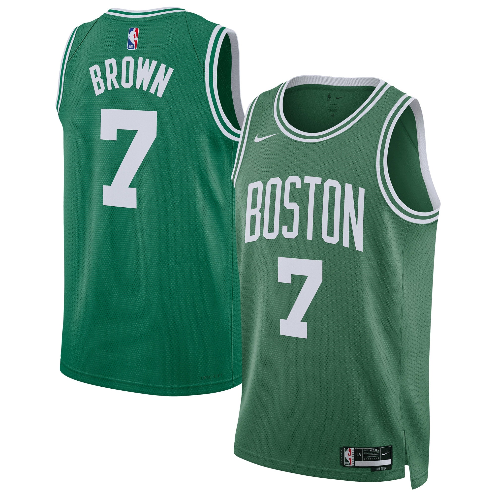 Boston Celtics Nike Replica Icon Swingman Jersey - Unisex - Jaylen Brown