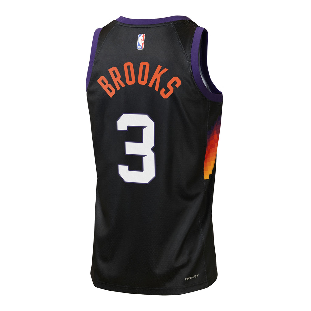 Phoenix Suns Nike 2025/26 City Edition Swingman Jersey - Black - Dillon Brooks - Youth