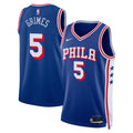 Philadelphia 76ers Nike Icon Edition Swingman Jersey - Royal - Quentin Grimes - Unisex