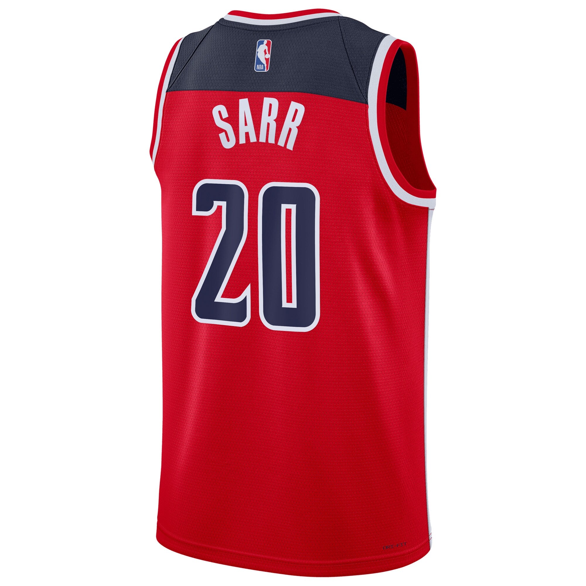 Washington Wizards Nike Icon Swingman Jersey - Red - Alexandre Sarr - Unisex