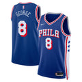 Philadelphia 76ers Nike Icon Edition Swingman Jersey - Royal - Paul George - Unisex