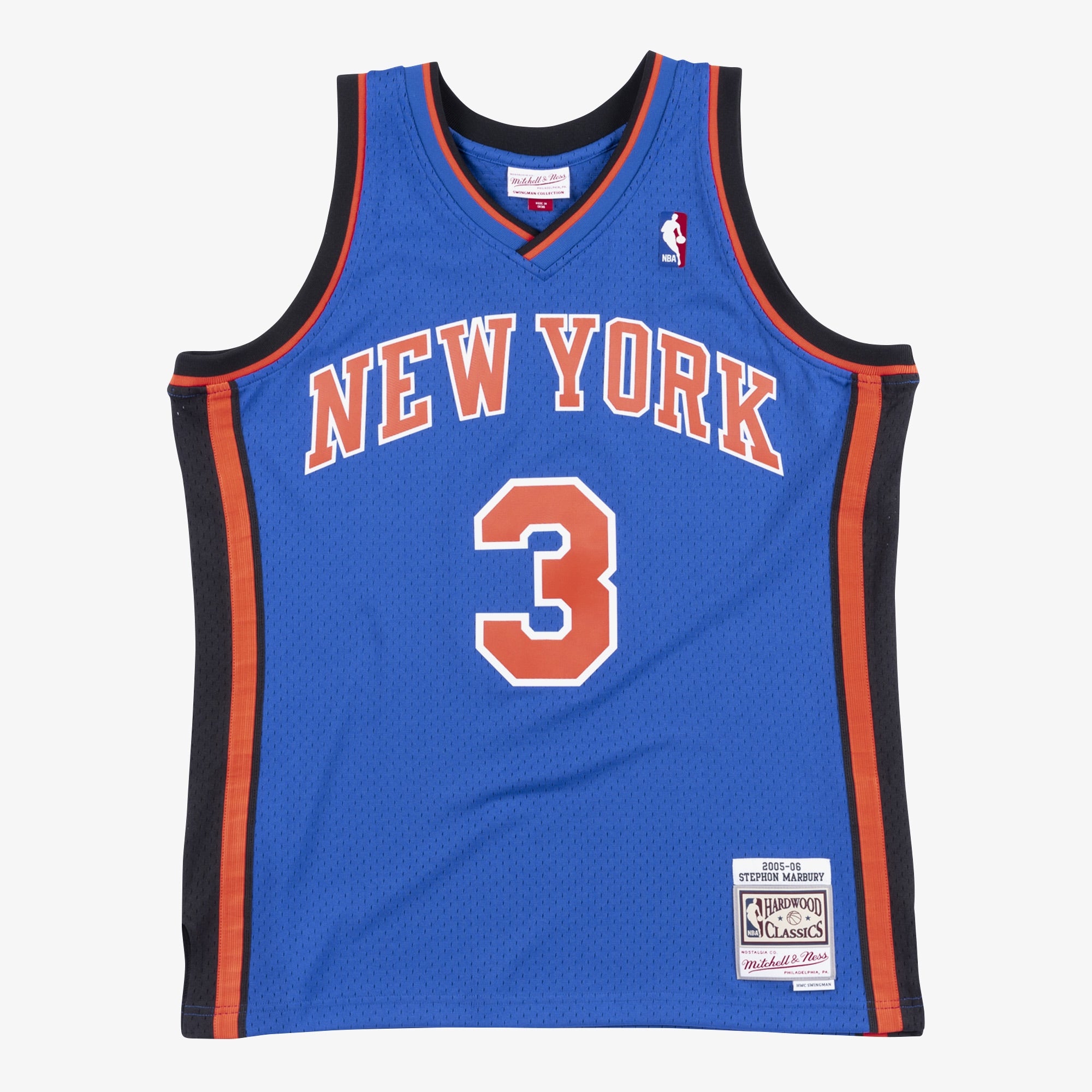 New York Knicks Mitchell & Ness Stephon Marbury 2006 Swingman Authentic Jersey - Royal Blue