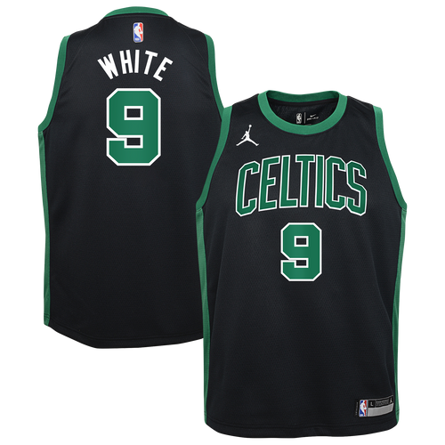 Boston Celtics Jordan Brand Statement Edition Swingman Jersey - Black - Derrick White - Youth
