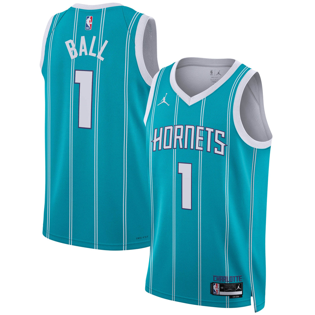 Charlotte Hornets Jordan Icon Swingman Jersey - Lamelo Ball - Mens