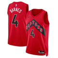 Toronto Raptors Nike Icon Edition Swingman Jersey - Red - Scottie Barnes - Unisex
