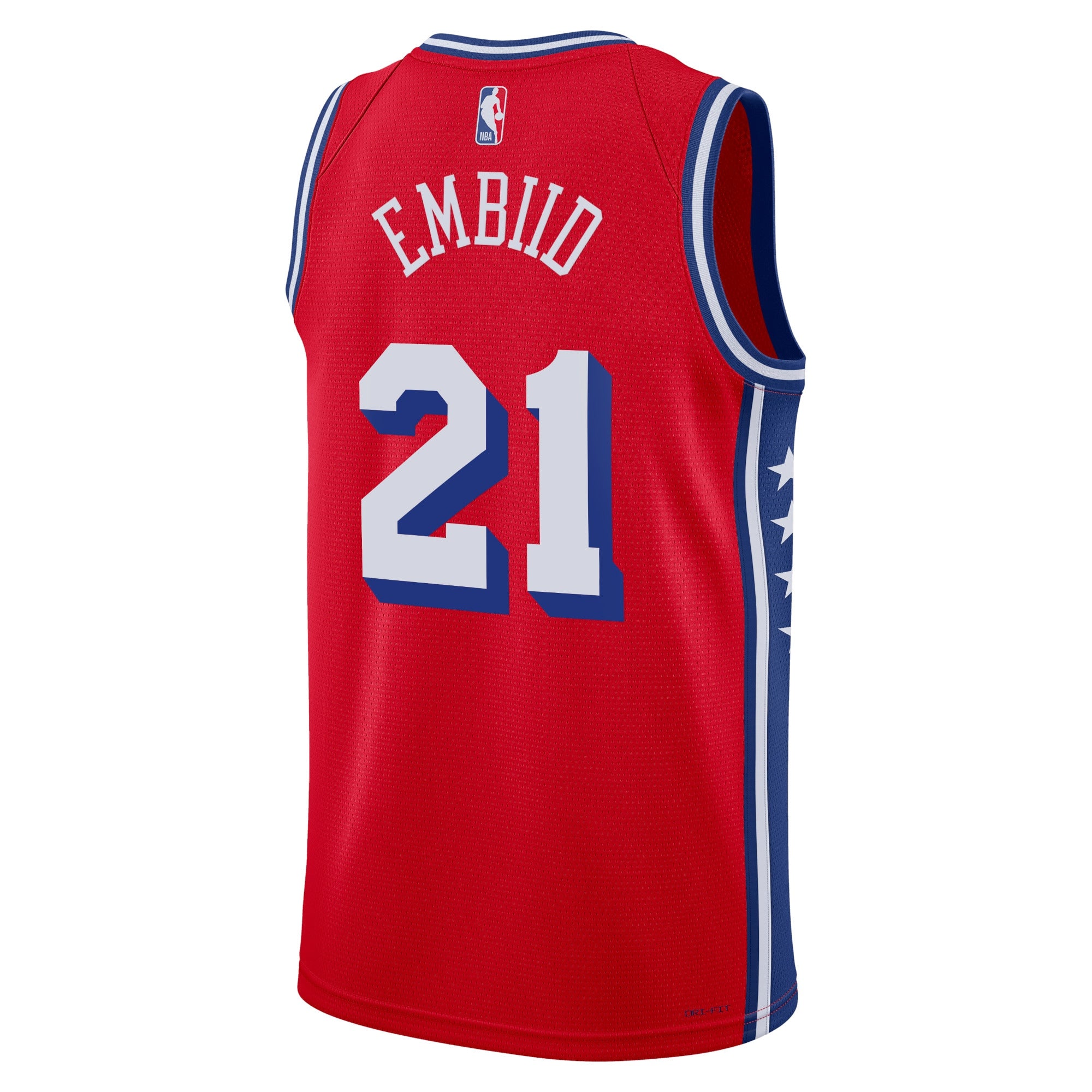 Philadelphia 76ers Jordan Statement Edition Swingman Jersey - Red - Joel Embiid - Unisex