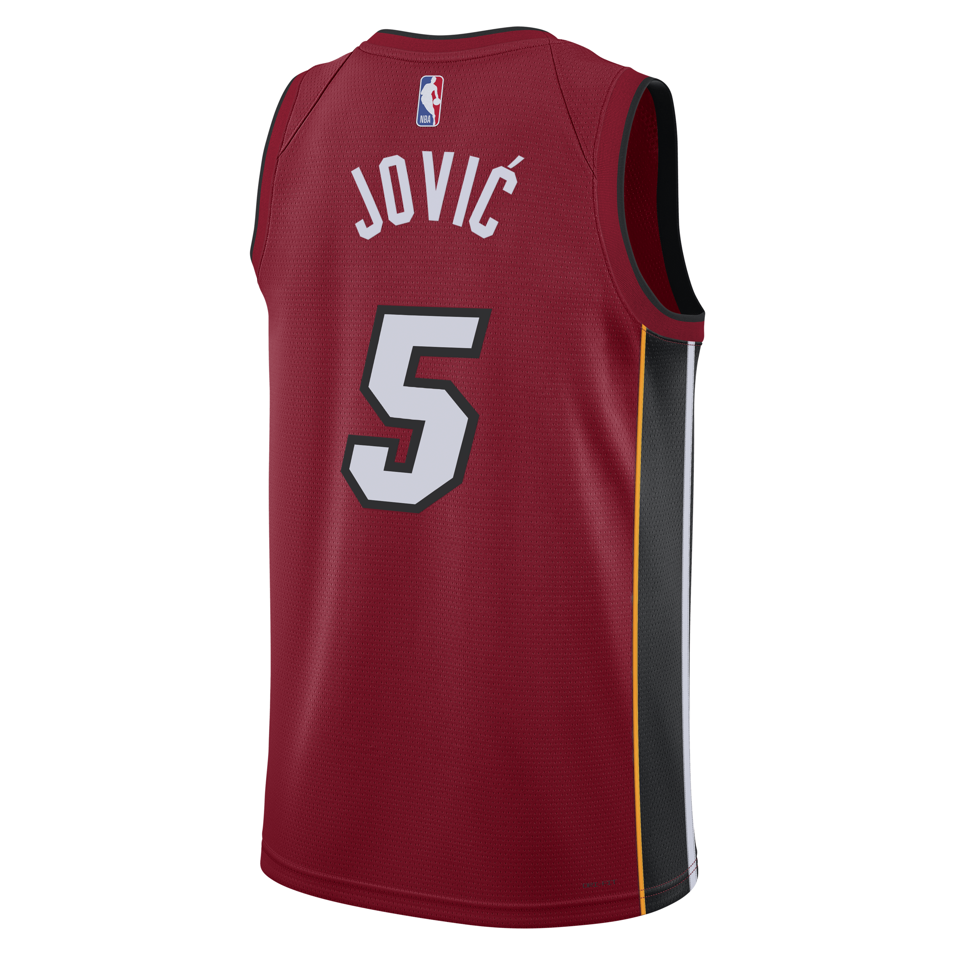 Miami Heat Jordan Brand Statement Edition Swingman Jersey - Red - Nikola Jović - Unisex