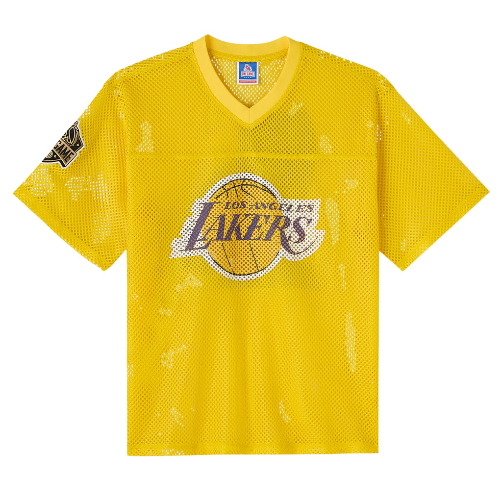 Los Angeles Lakers X OVO Mesh Football Jersey - Mens
