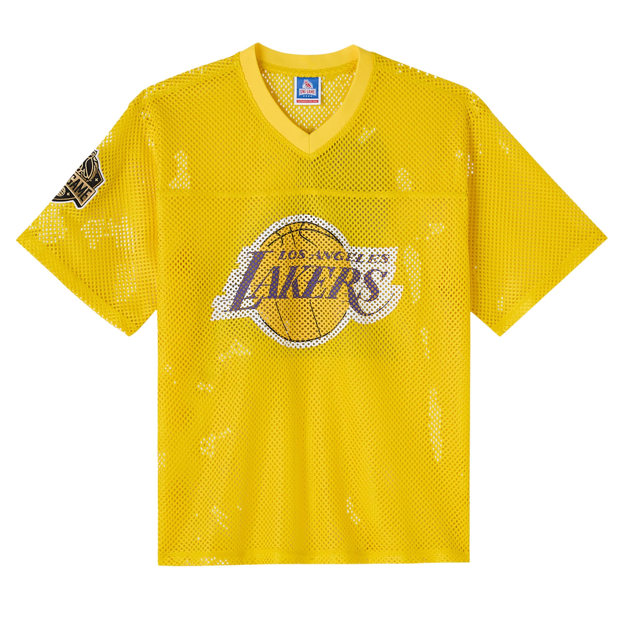 Los Angeles Lakers X OVO Mesh Football Jersey - Mens