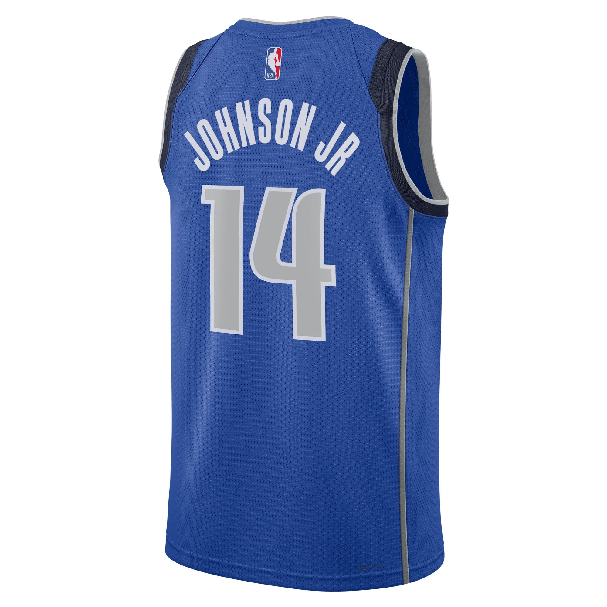 Dallas Mavericks Nike Icon Swingman Jersey - Blue - Morez Johnson Jr. - Unisex