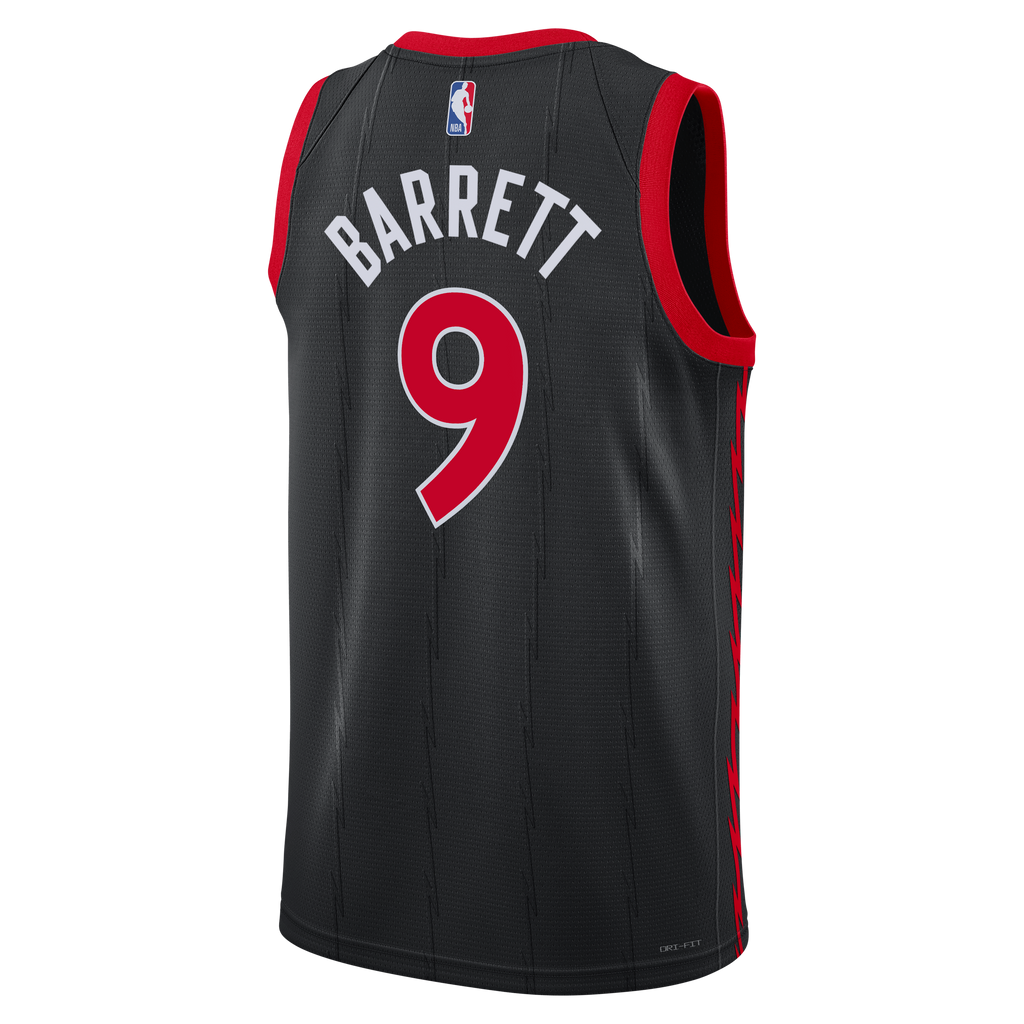 Toronto Raptors Jordan Brand Statement Edition Swingman Jersey - Black - RJ Barrett - Unisex