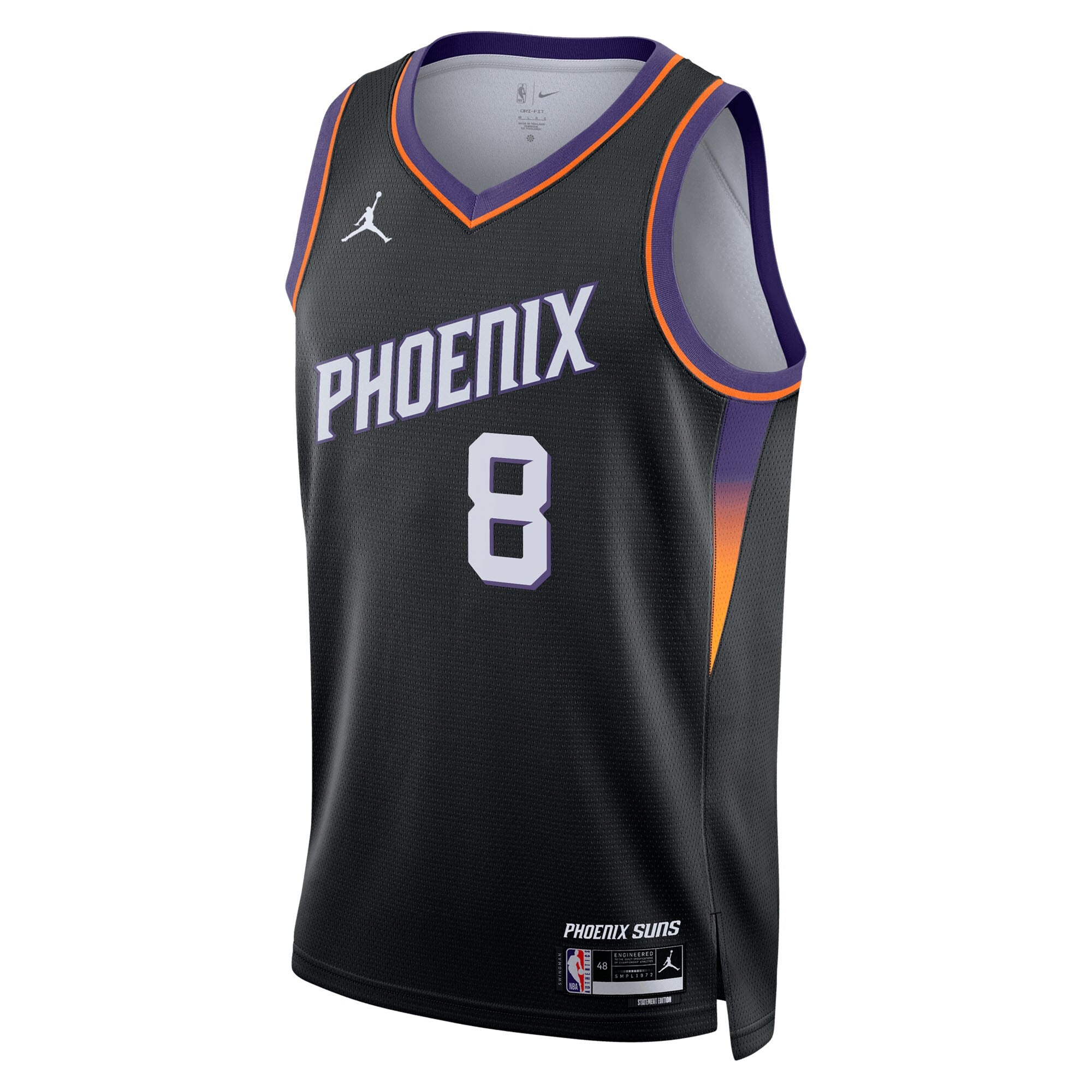 Phoenix Suns Jordan Brand Statement Edition Jersey - Black - Luke Kennard - Unisex
