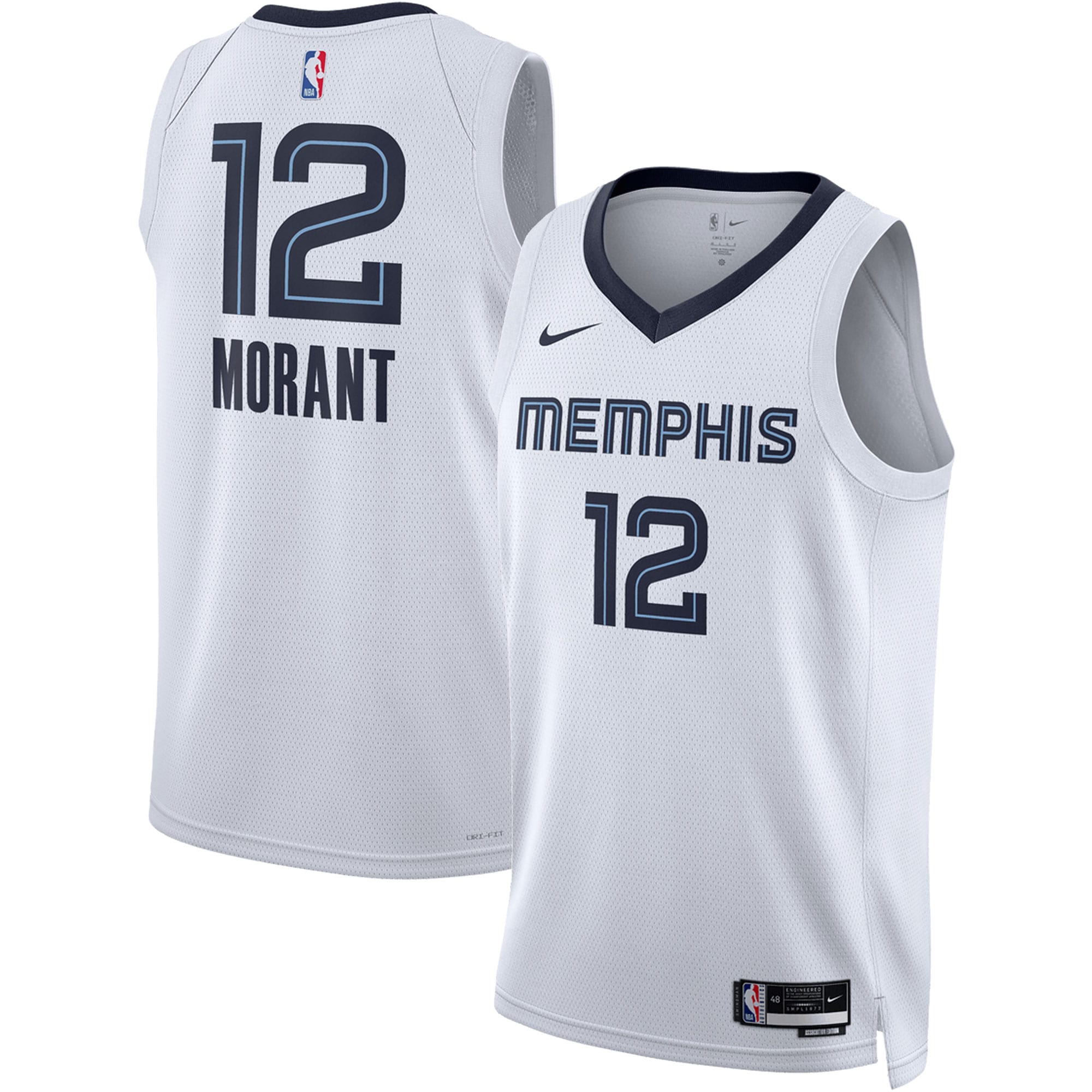 Memphis Grizzlies Nike Association Edition Swingman Jersey - Ja Morant - Unisex