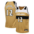 Washington Wizards Nike 2025/26 City Edition Swingman Jersey - Tan - Tre Johnson III - Youth