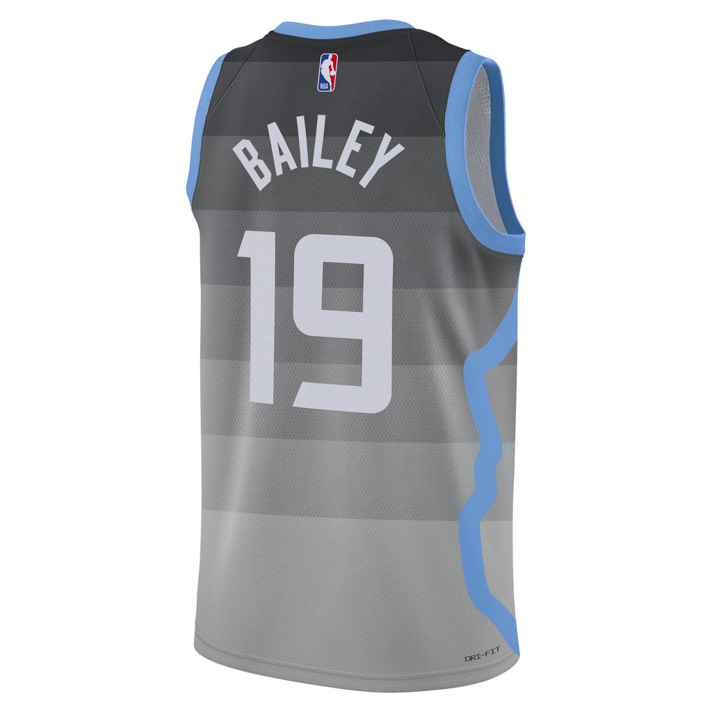 Utah Jazz Nike 2025/26 City Edition Swingman Jersey - Gray - Ace Bailey - Unisex