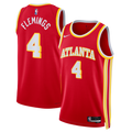 Atlanta Hawks Nike Icon Swingman Jersey - Red - Kingston Flemings - Unisex