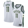 Milwaukee Bucks Association Edition Swingman Jersey - White - Tyler Herro - Unisex
