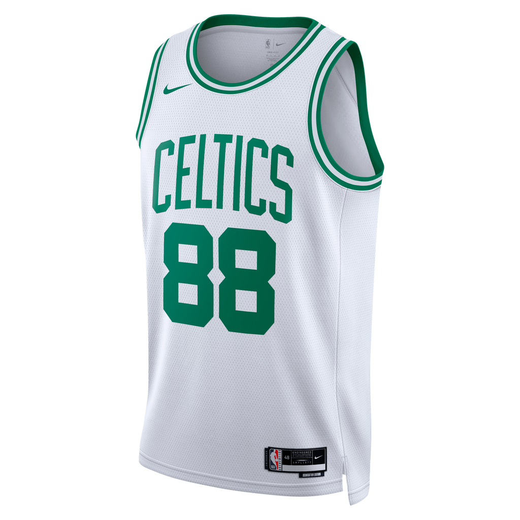 Boston Celtics Nike Association Edition Swingman Jersey - White - Neemias Queta - Unisex