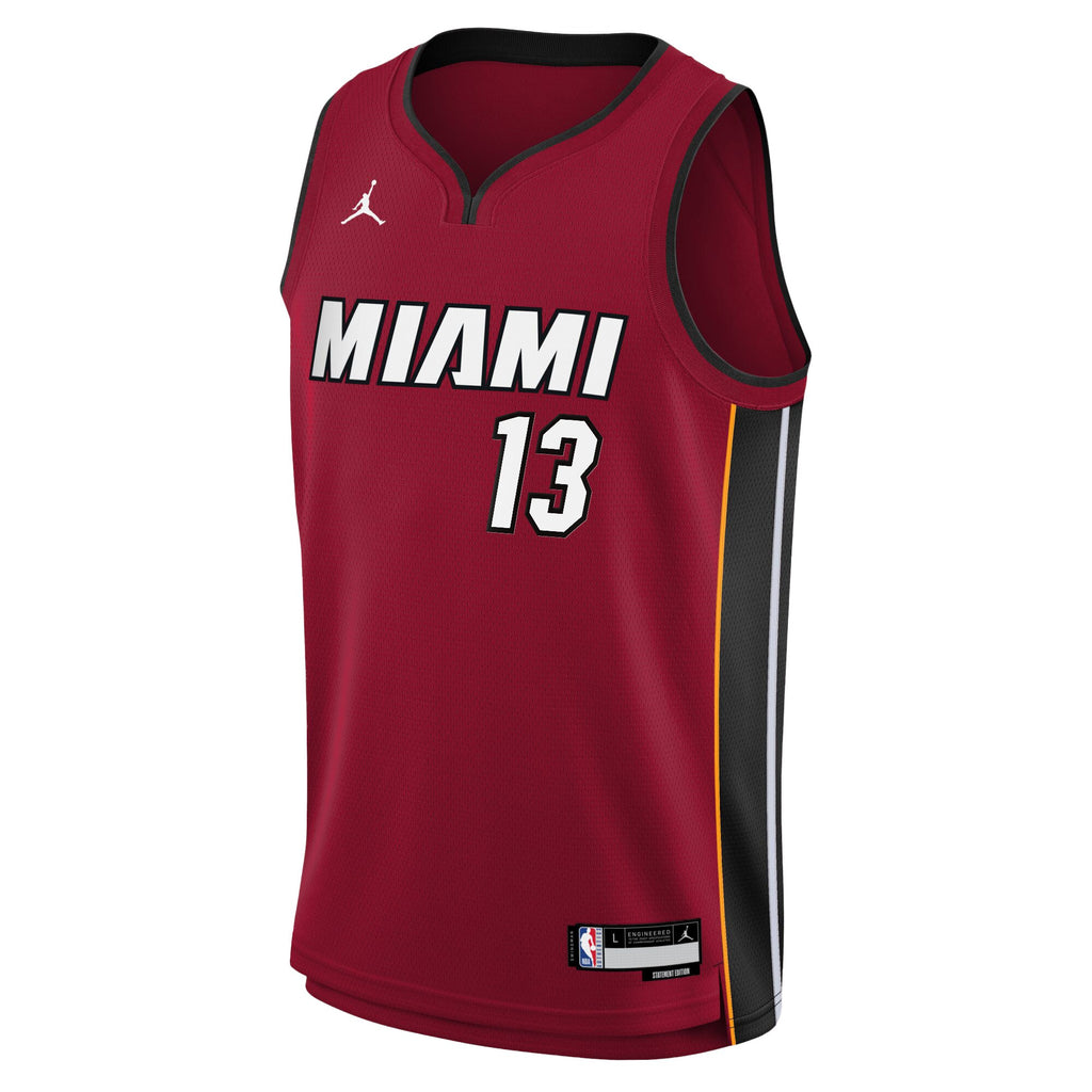 Miami Heat Jordan Statement Edition Swingman Jersey 22 - Red - Bam Adebayo - Youth