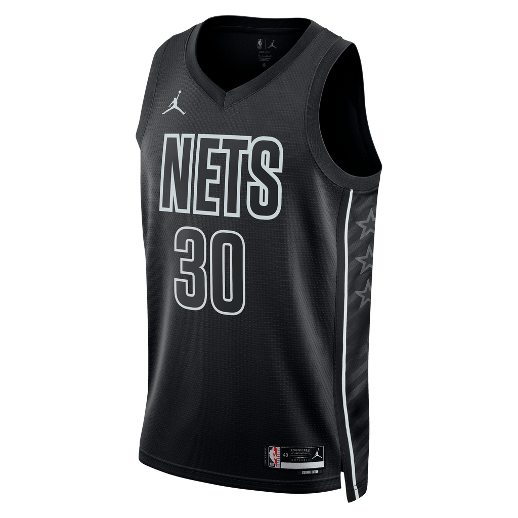 Brooklyn Nets Jordan Brand Statement Edition Swingman Jersey - Black - Julius Randle - Unisex