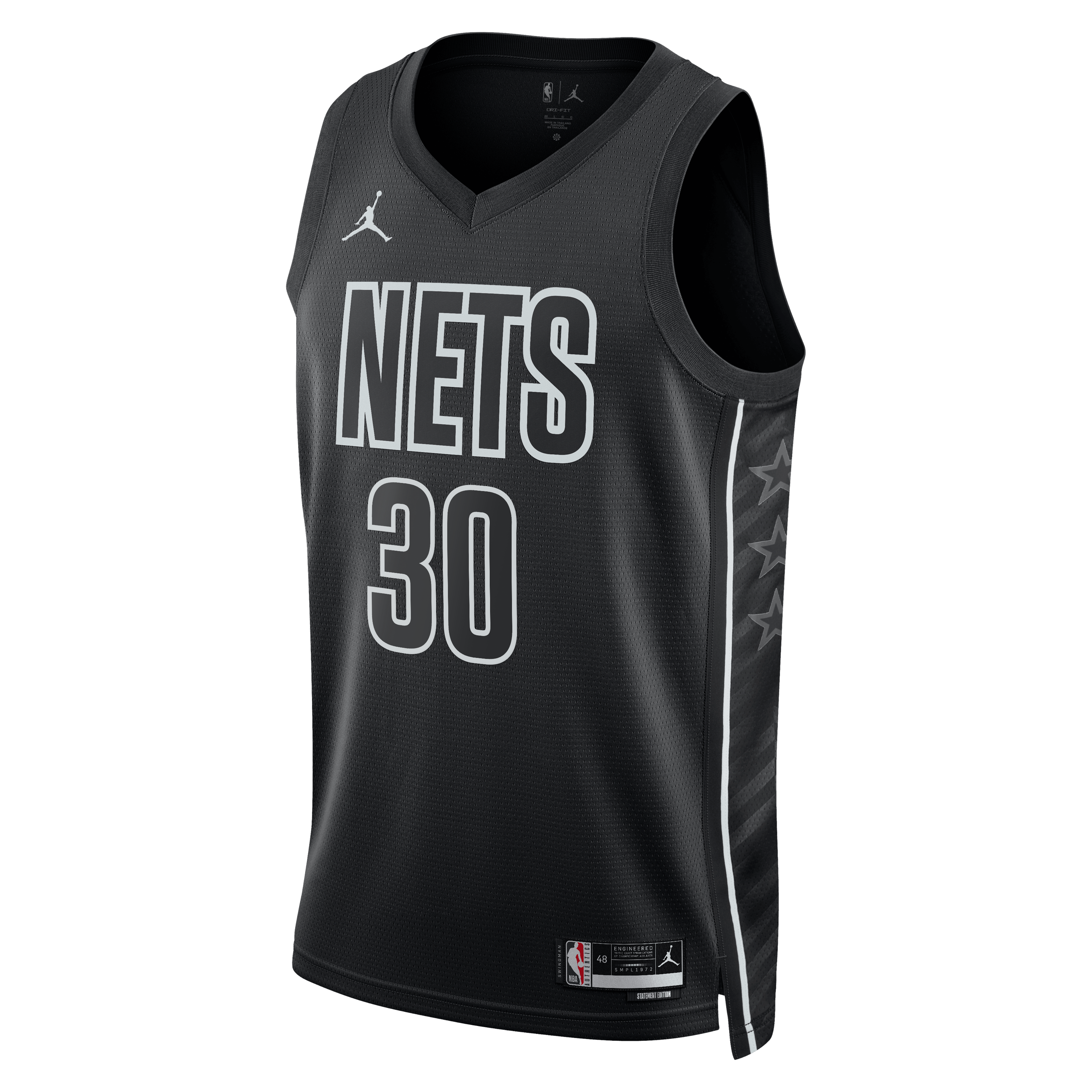 Brooklyn Nets Jordan Brand Statement Edition Swingman Jersey - Black - Julius Randle - Unisex