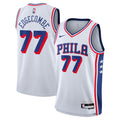 Philadelphia 76ers Nike Association Edition Swingman Jersey - White - VJ Edgecombe - Youth