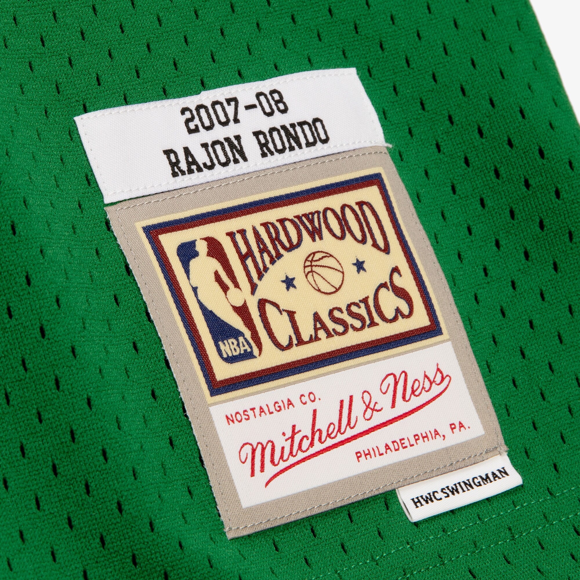 Boston Celtics Mitchell & Ness Swingman Jersey Rajon Rondo 2007-08