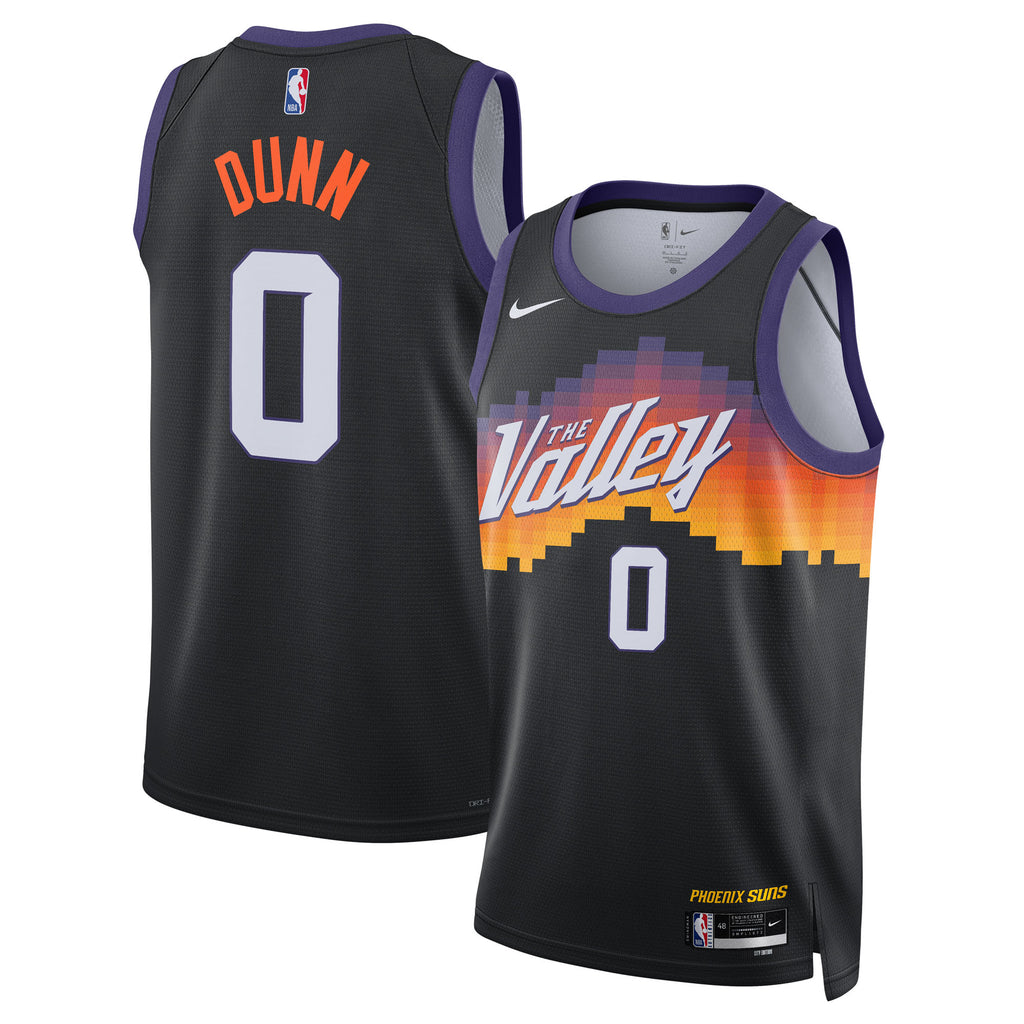 Phoenix Suns Nike 2025/26 City Edition Swingman Jersey - Black - Ryan Dunn - Unisex