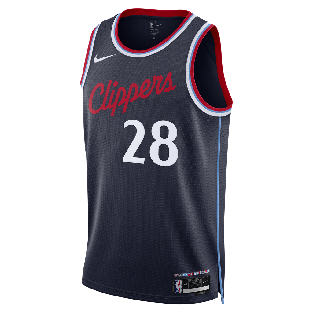 Los Angeles Clippers Nike Replica Icon Edition Swingman Jersey - Navy - Rui Hachimura - Unisex