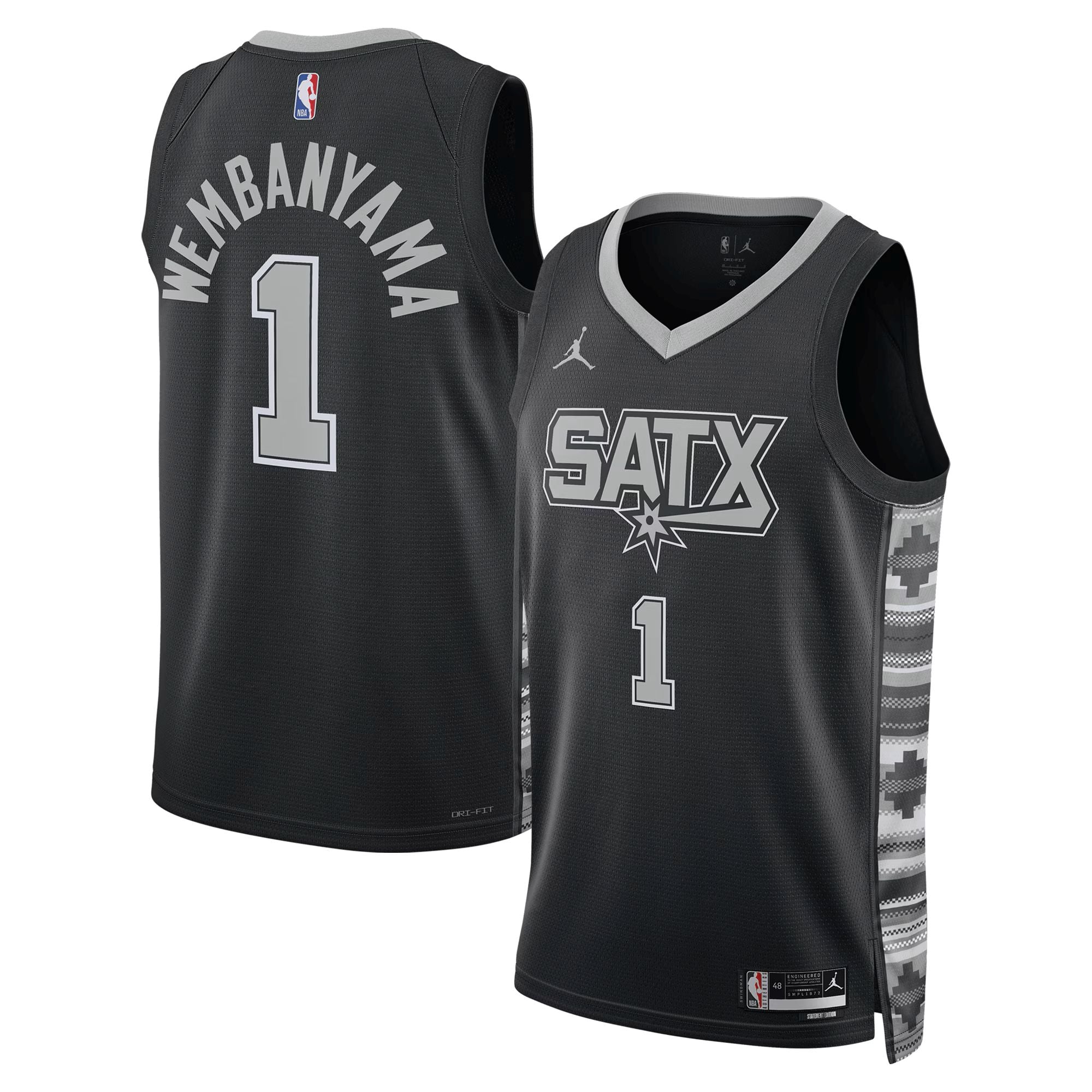 San Antonio Spurs Jordan Brand Statement Edition Swingman Jersey  - Victor Wembanyama - Unisex
