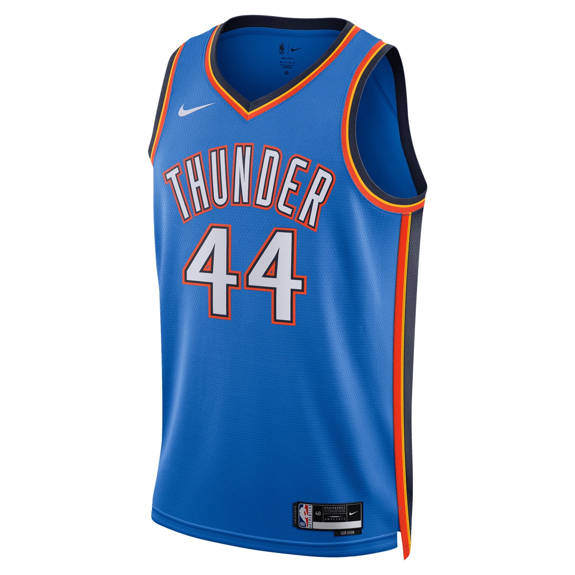 Oklahoma City Thunder Nike Icon Swingman Jersey - Blue - Nikola Topić - Unisex