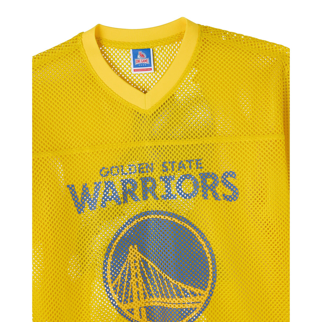 Golden State Warriors X OVO Mesh Football Jersey - Mens