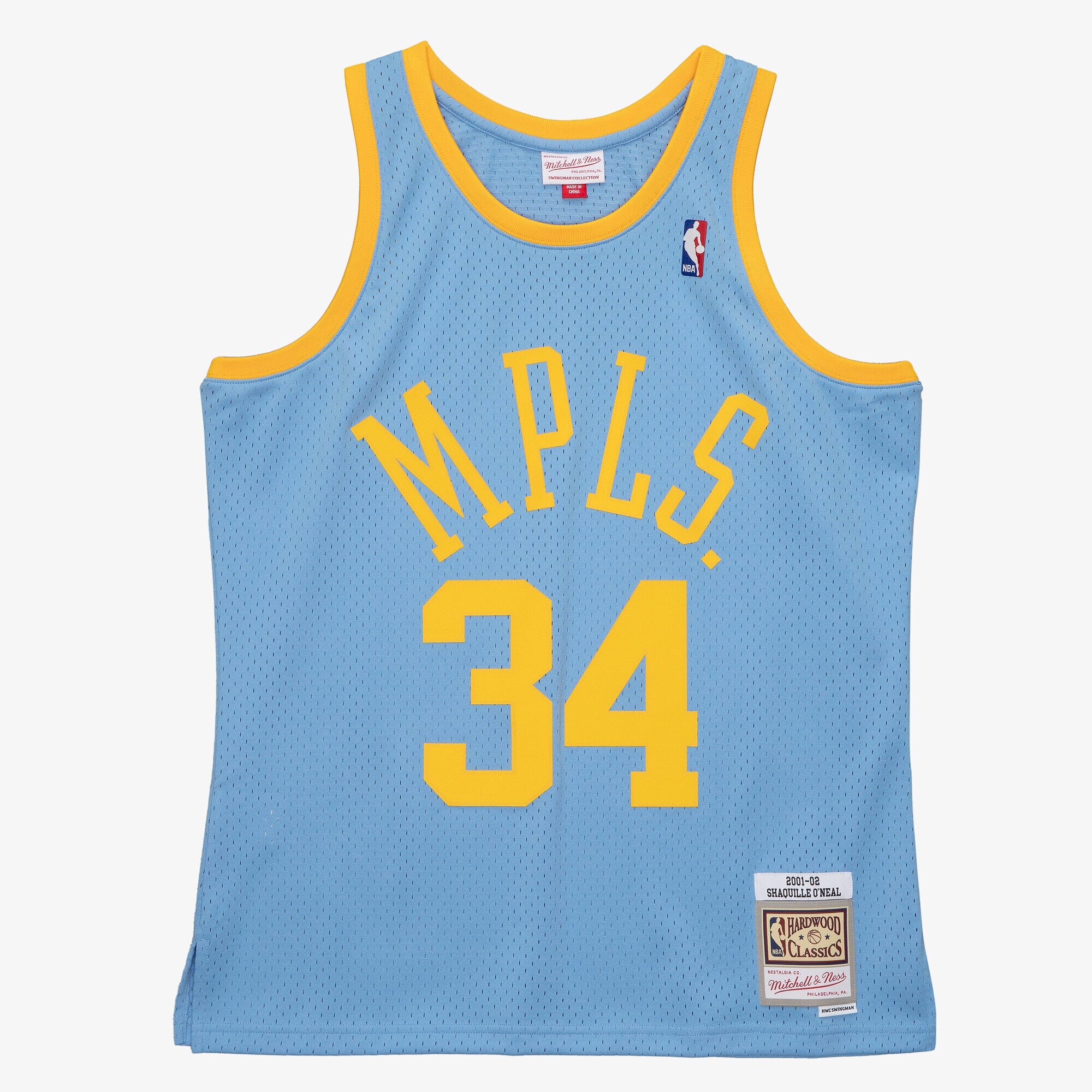 Los Angeles Lakers Mitchell & Ness Swingman Jersey Shaquille O'Neal 2001-02